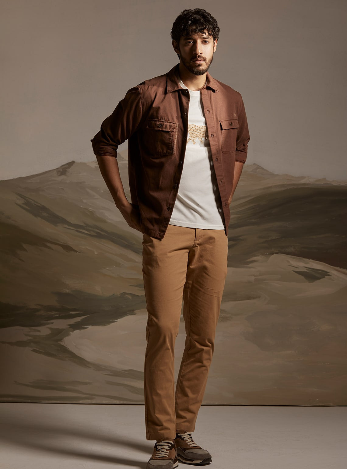 Burnt Sienna Overshirt