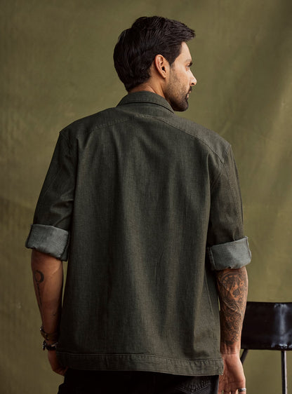 Shadow Green Overshirt