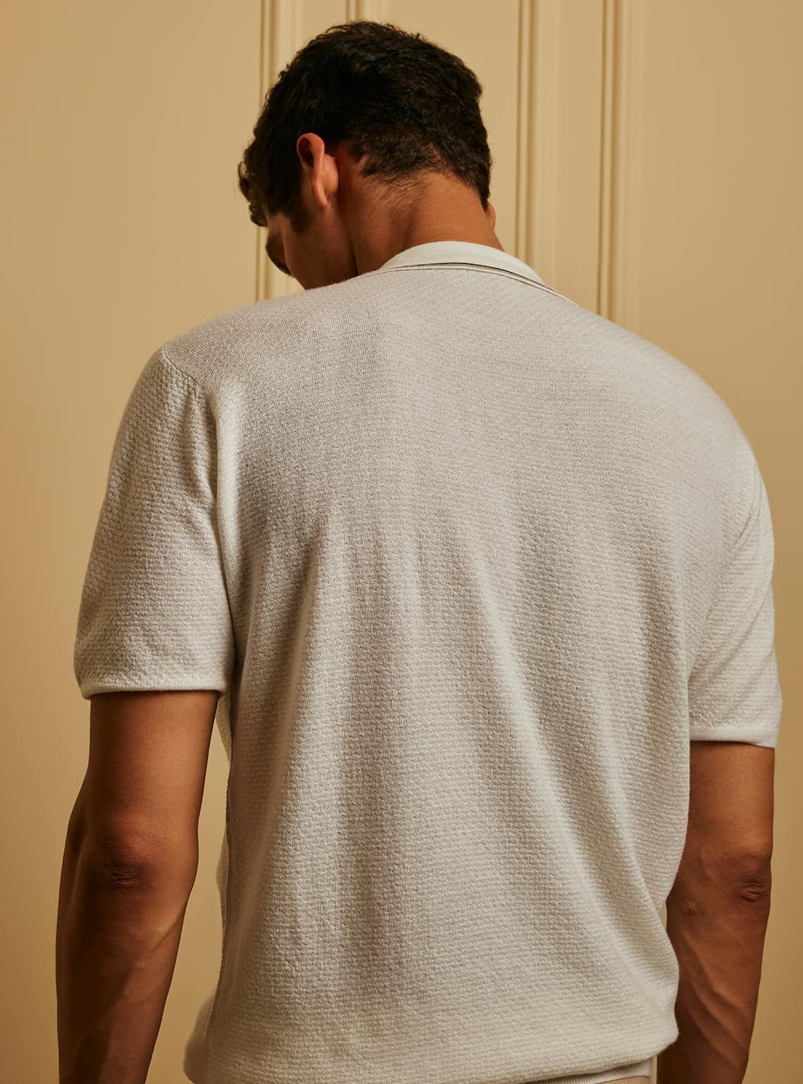 03. Ivory Merino Polo