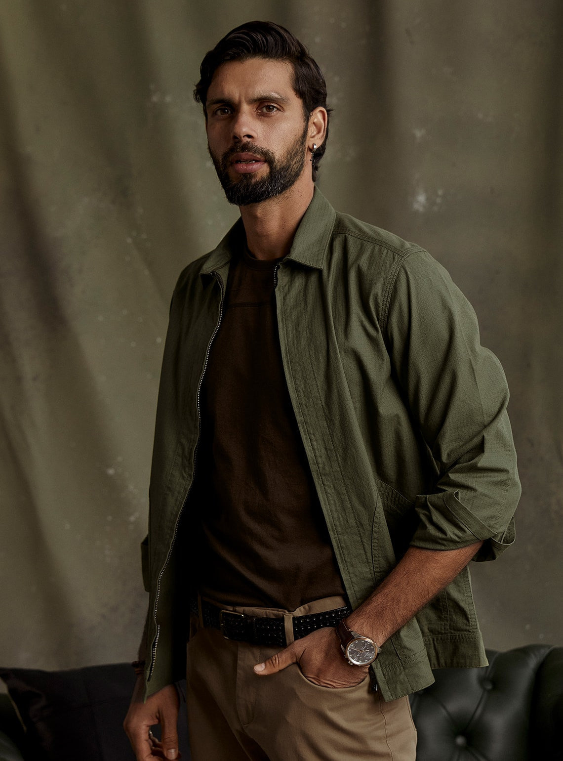 Ranthambore Fern Overshirt