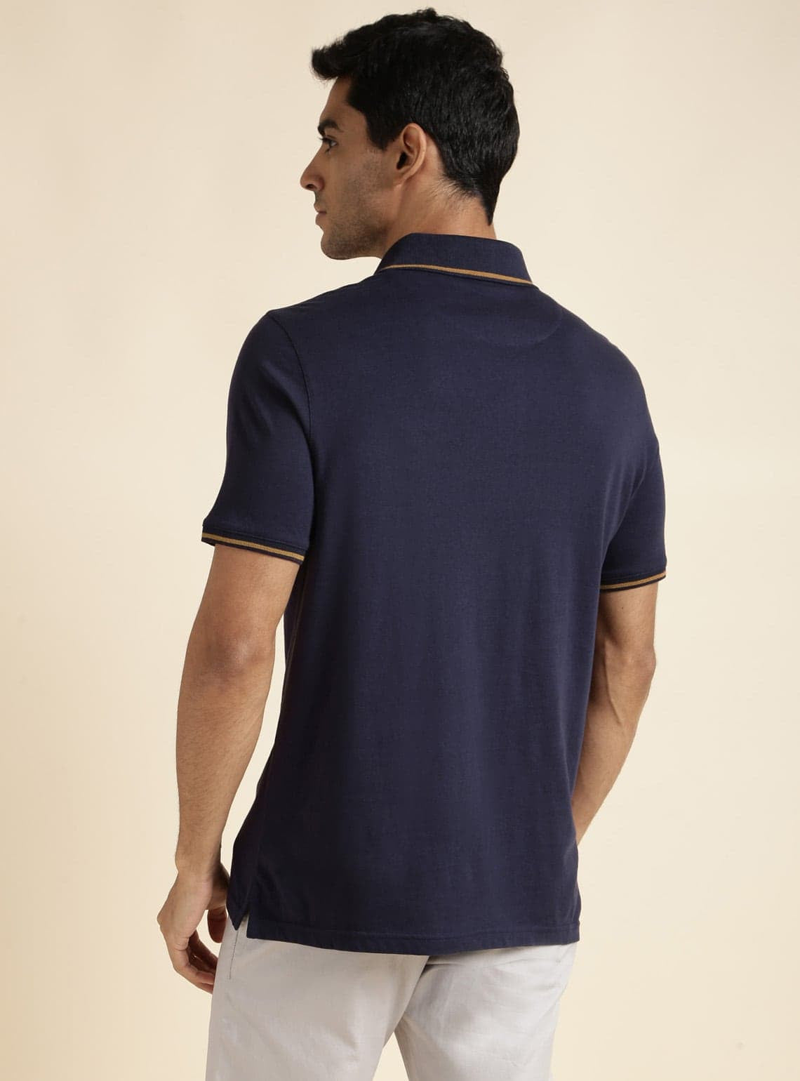 Dark Navy Tipping Polo