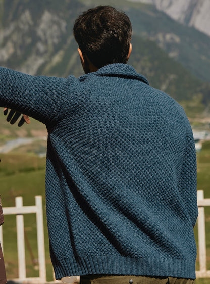 Aztec Blue Cardigan