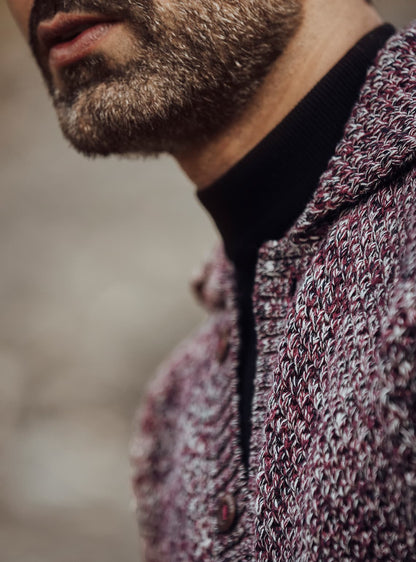 Burgundy Falcon Cardigan