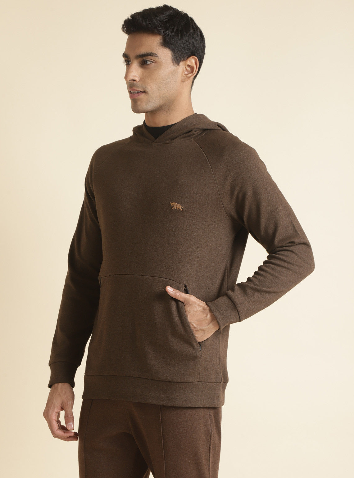 Rosewood Melange Hoodie