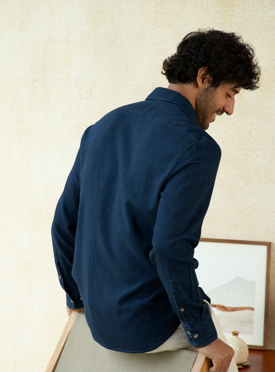 Raw Blue Indigo Shirt