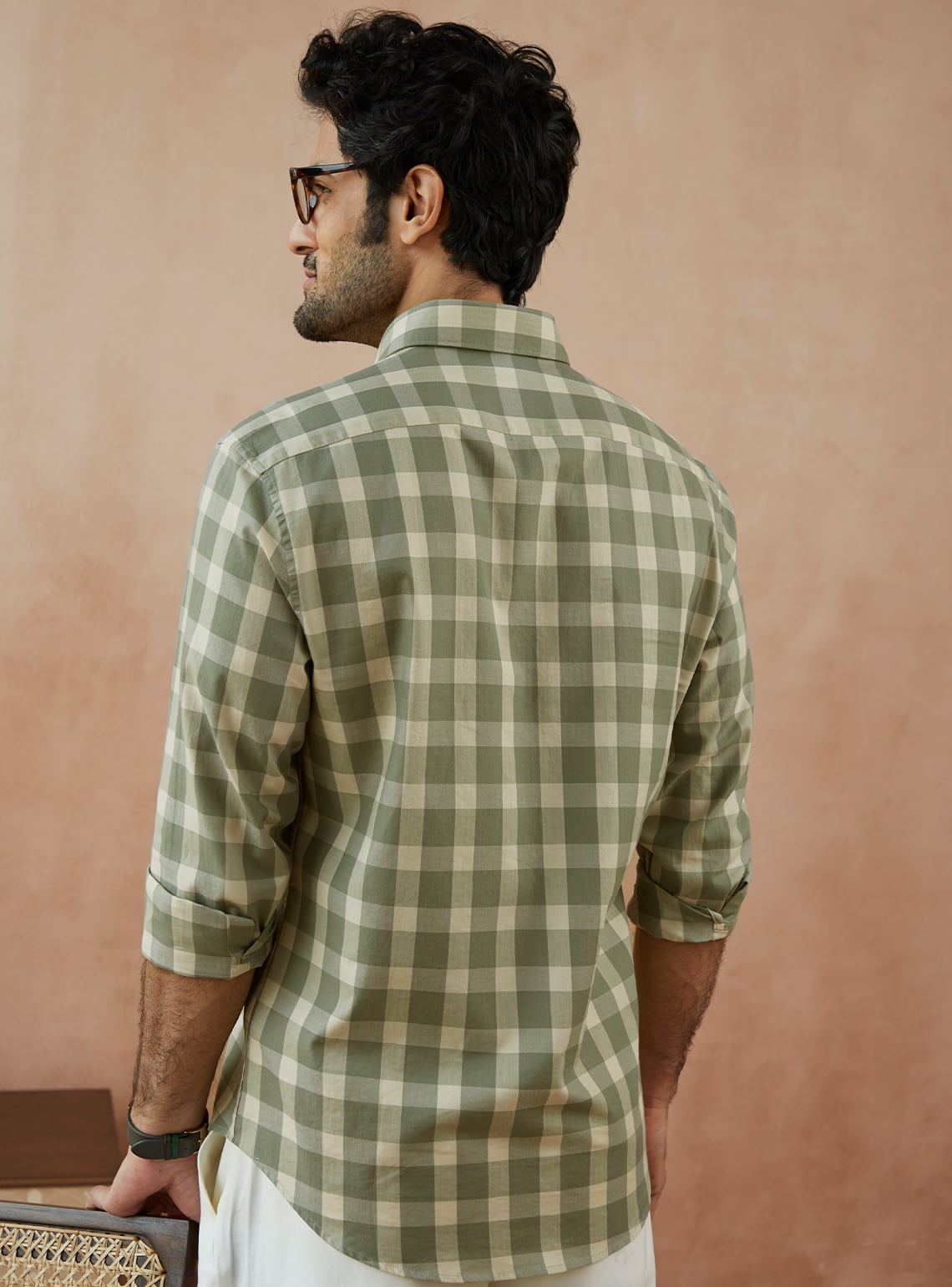 Sage Green Check