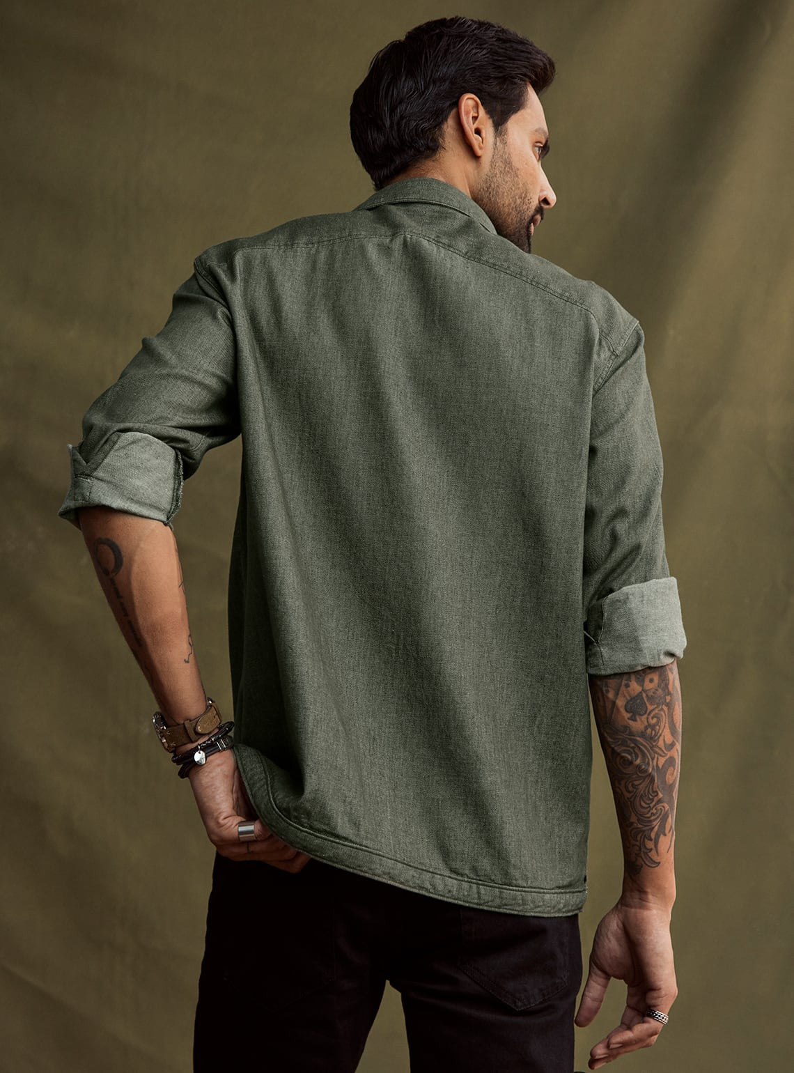 Faded Sage Overshirt