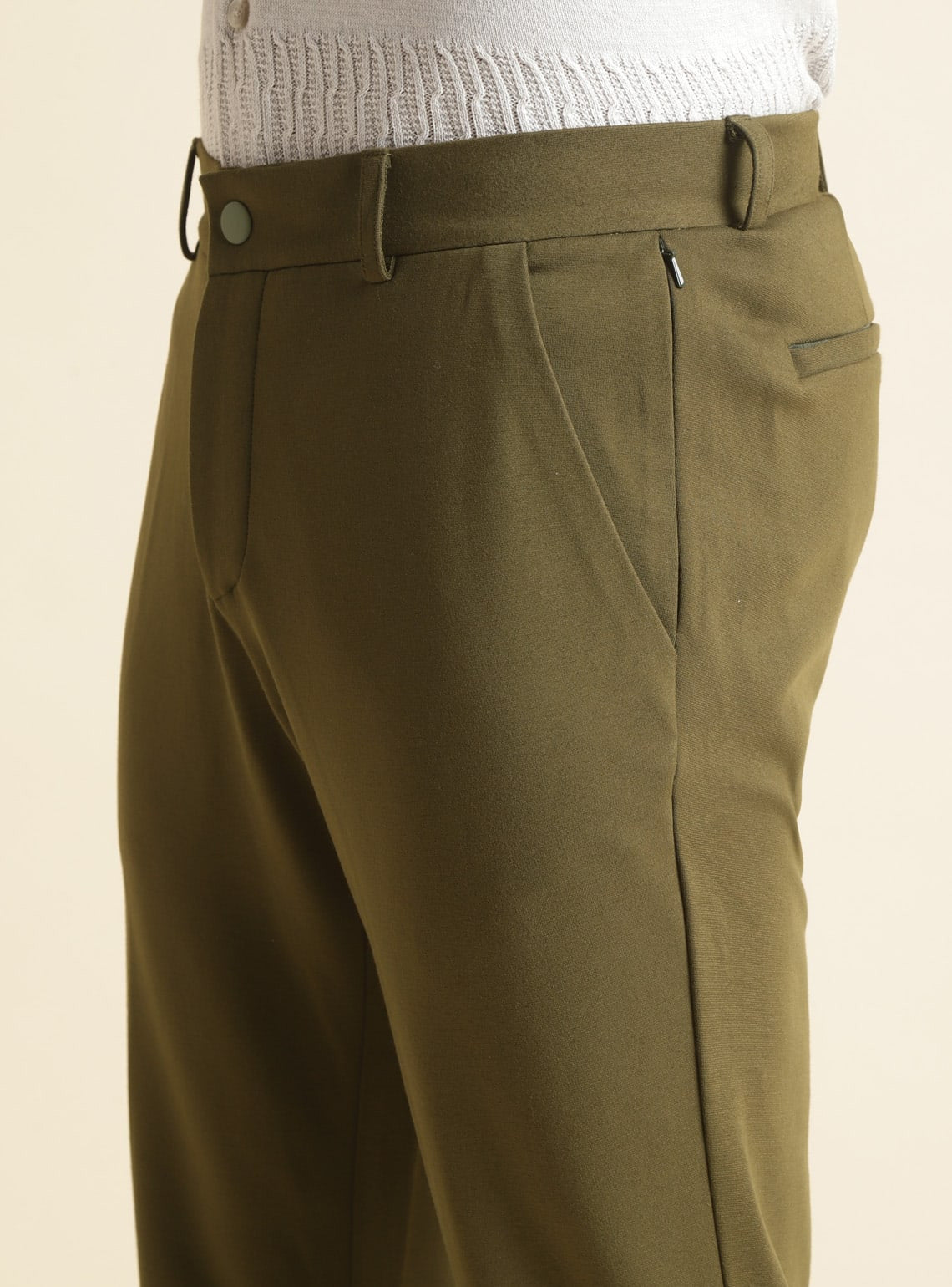 Olive Triblend Trouser