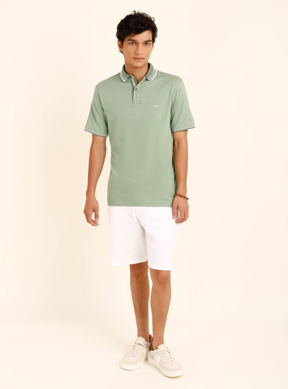 Faded Fern Polo