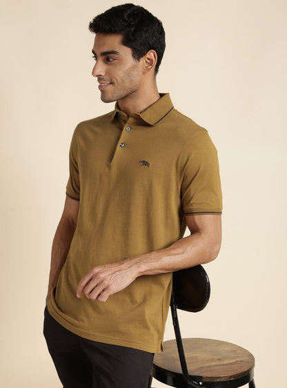 Dark Chartreuse Polo