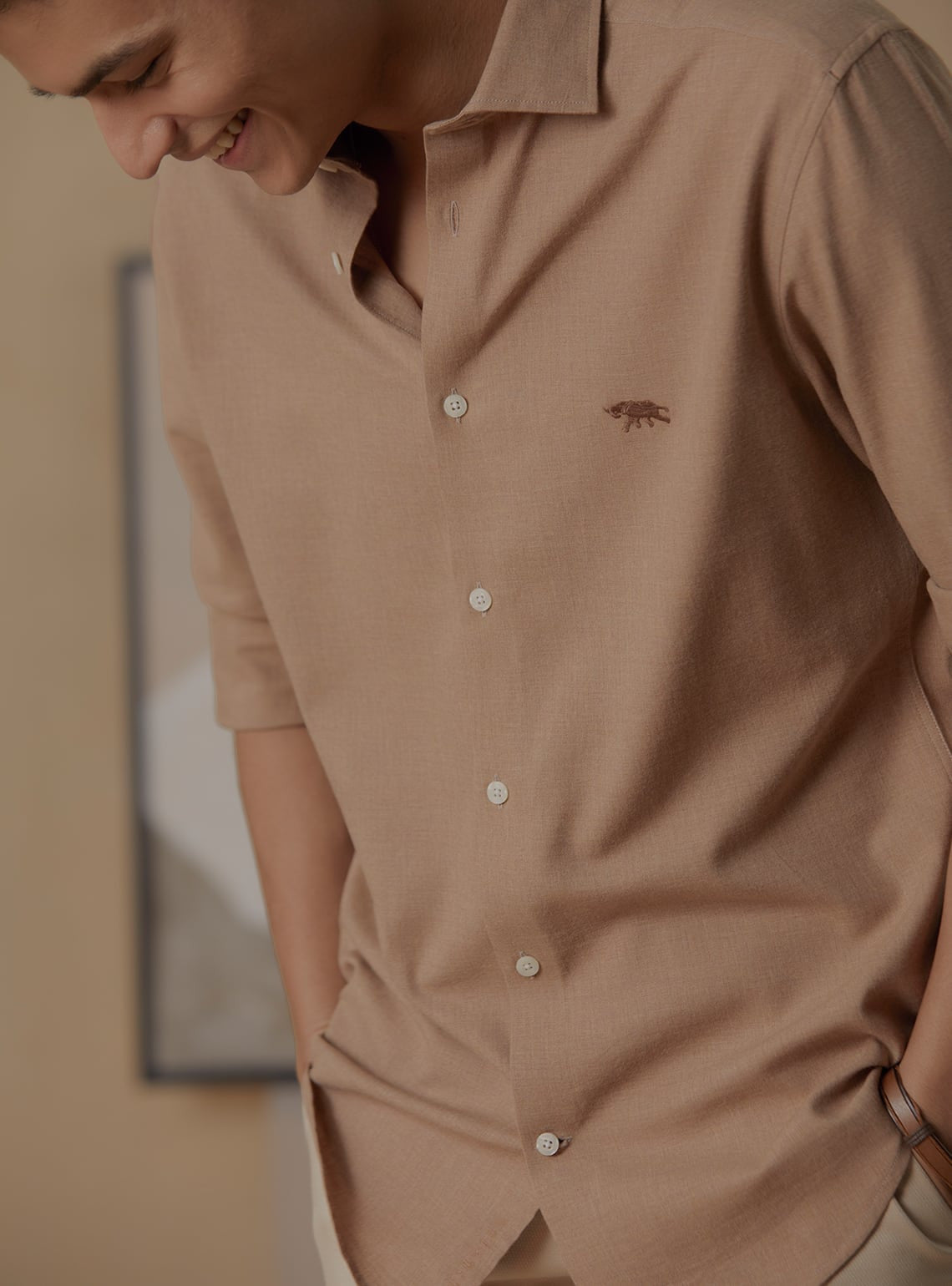 Umber Melange Shirt