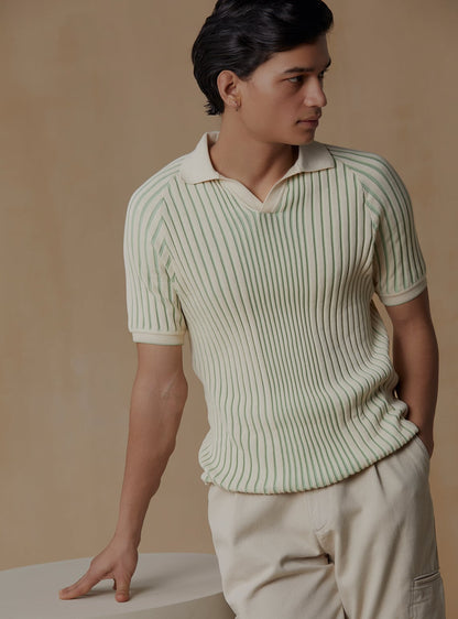 Jungle Ribbed Polo