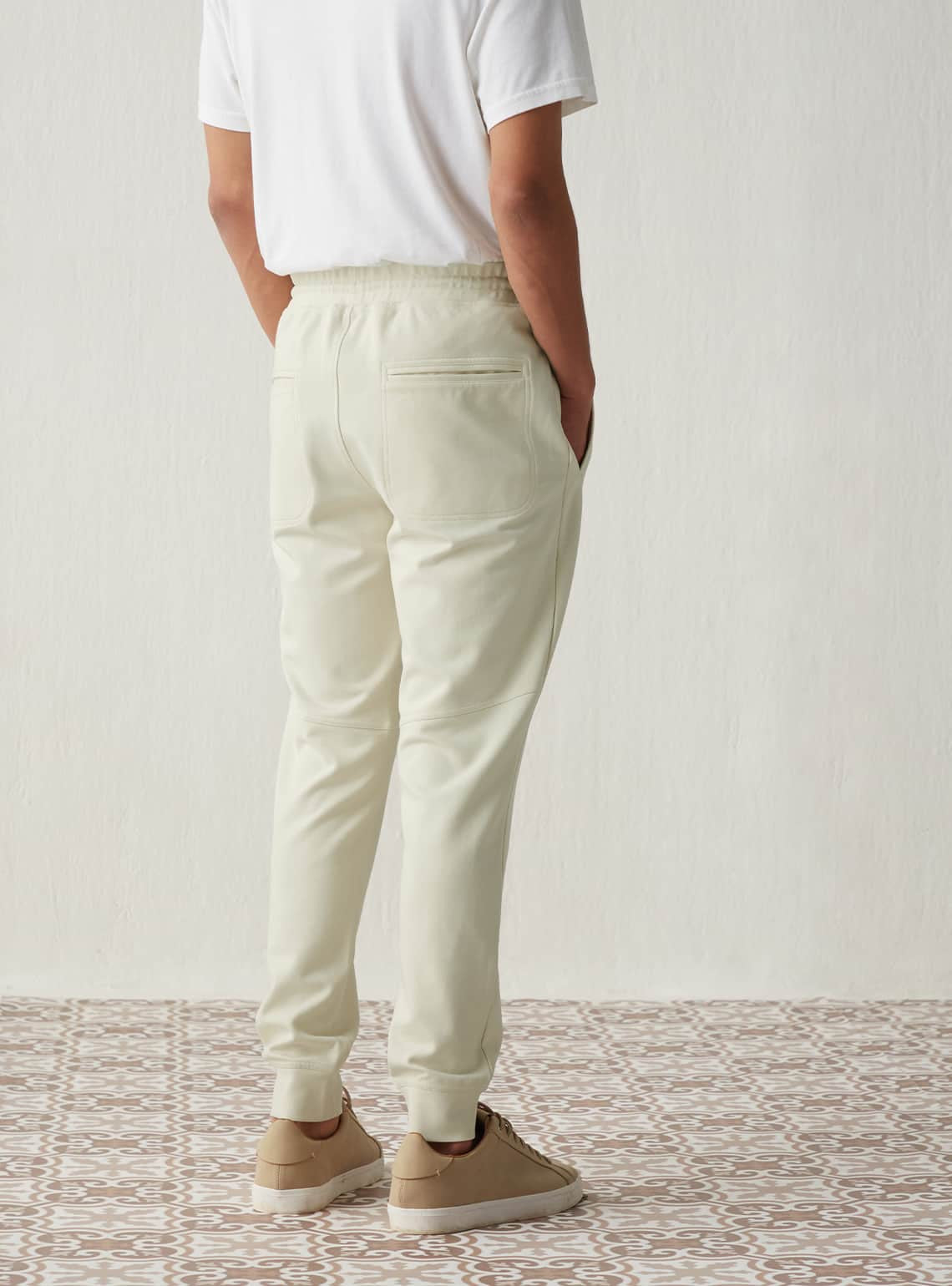 Celeste White Jogger