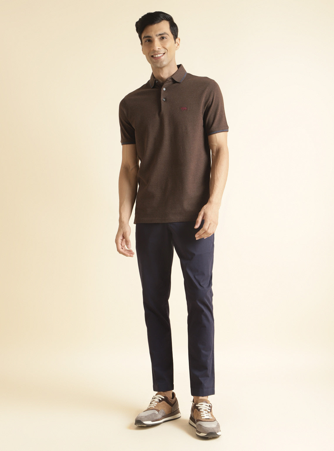 Chestnut Melange Polo