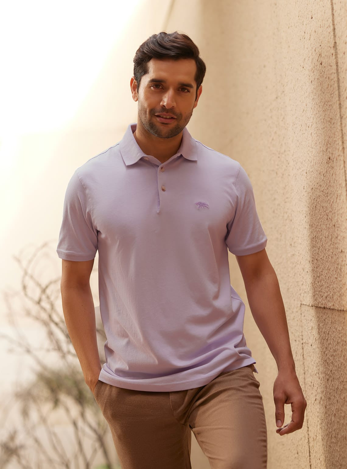 Faded Wisteria Polo