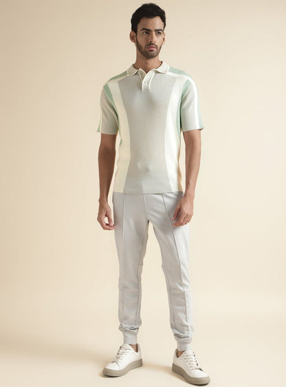 Mint Colour Block Polo