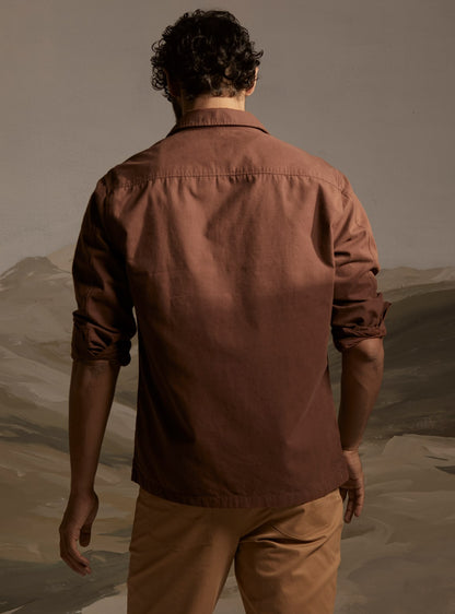 Burnt Sienna Overshirt