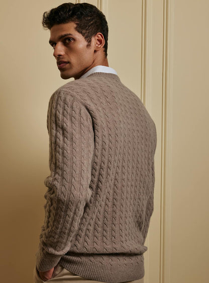 20. Sandstone Cashmere Blend Pullover