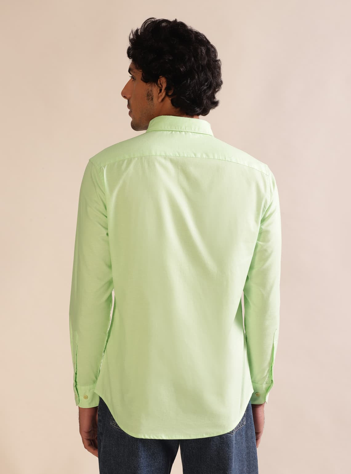 Peridot Oxford Shirt - Full