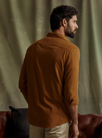 Corbett Ochre Shirt