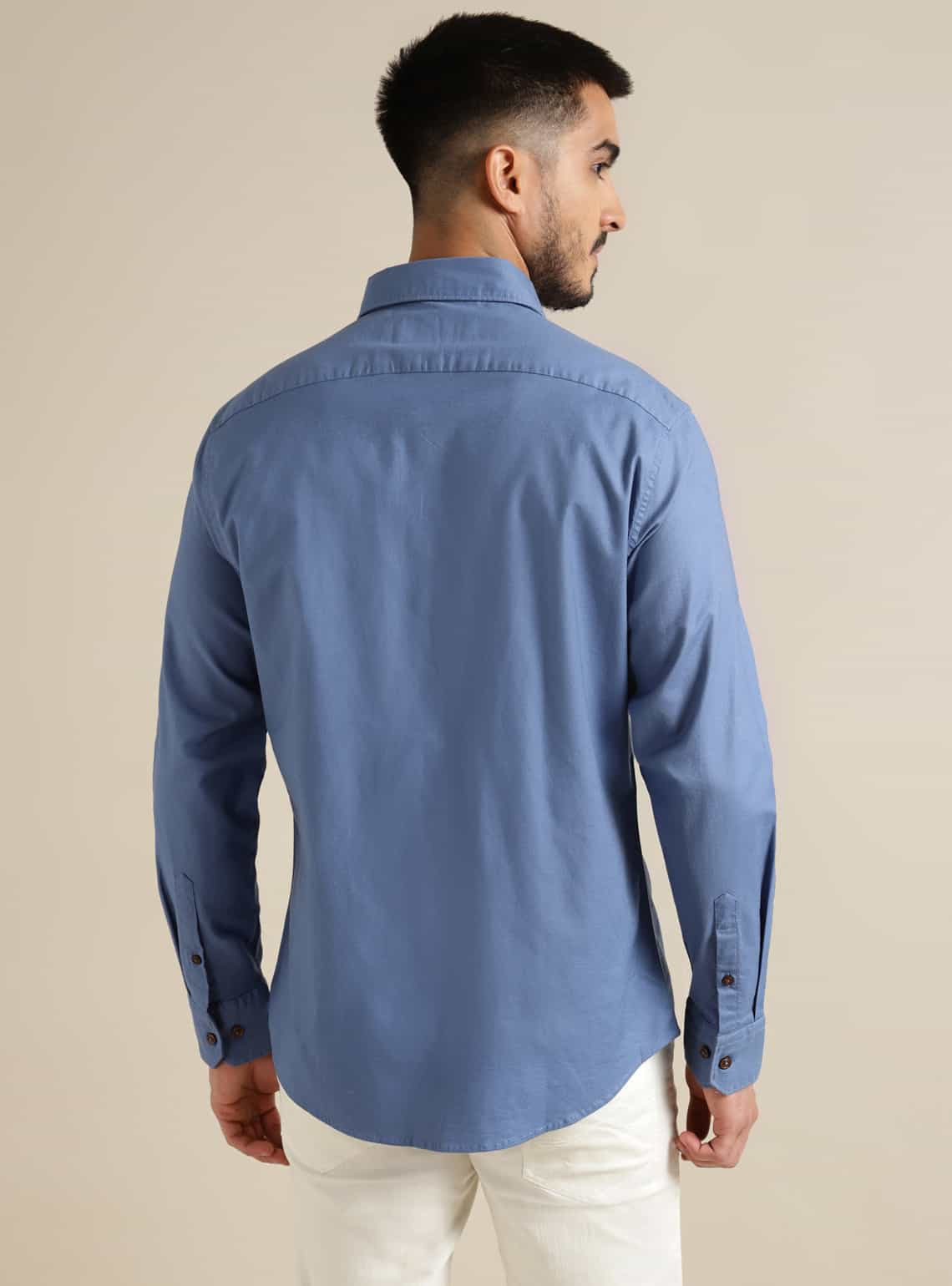 Dark Pastel Blue Shirt