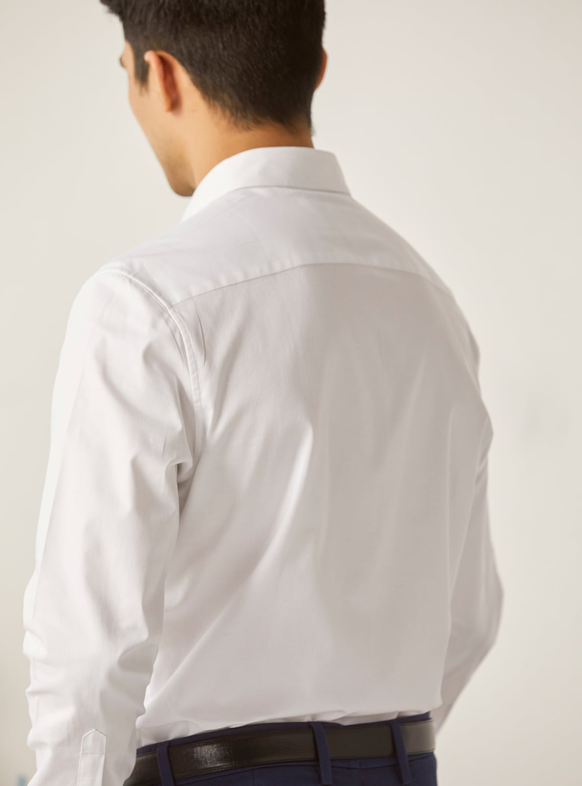 Alp White Shirt - Blue Mark