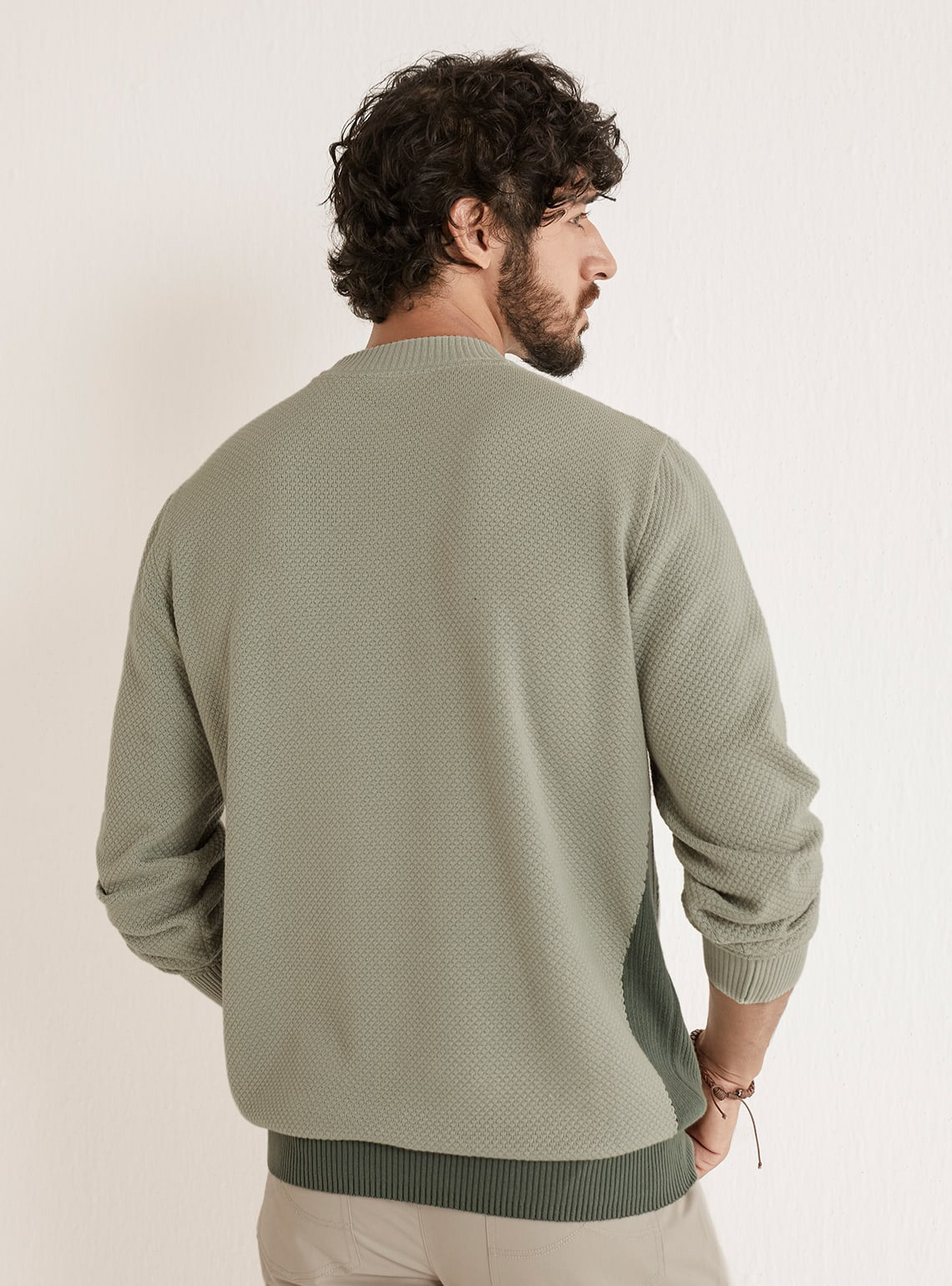 Sage Structured Pullover