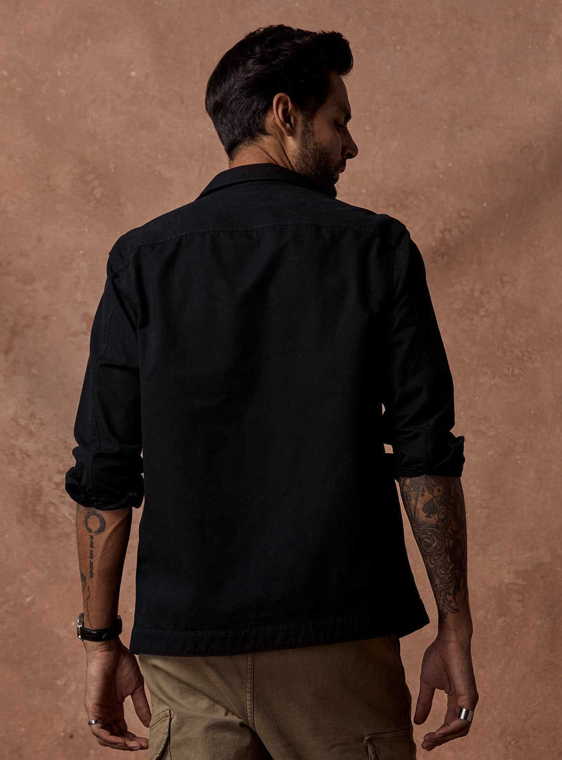 Nero Black Overshirt