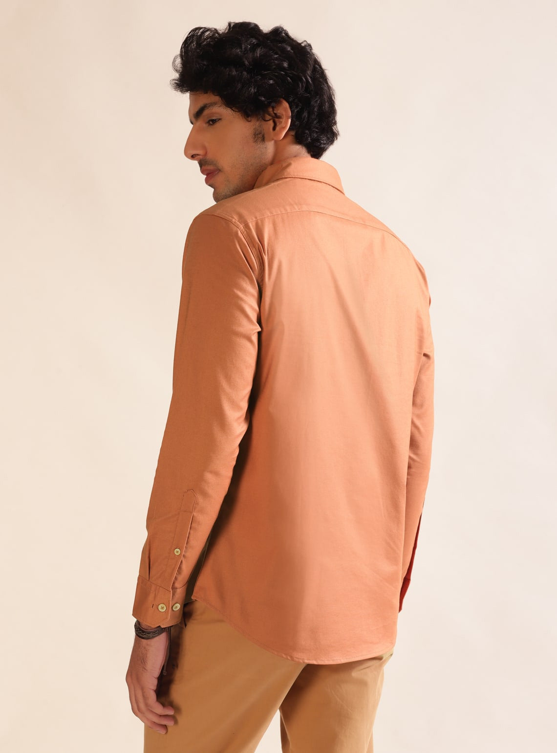 Rust Oxford Shirt - Full