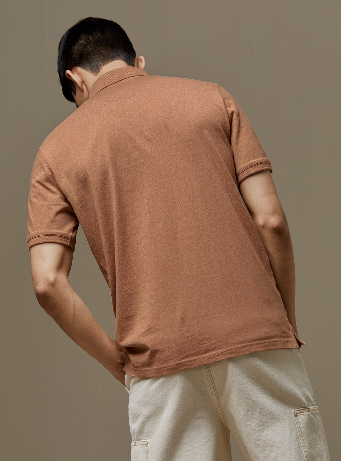 Sepia Melange Polo