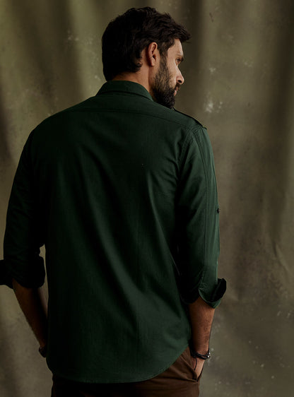 Ranthambore Green Shirt