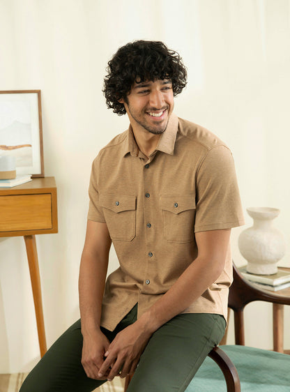 Sepia Melange Shirt